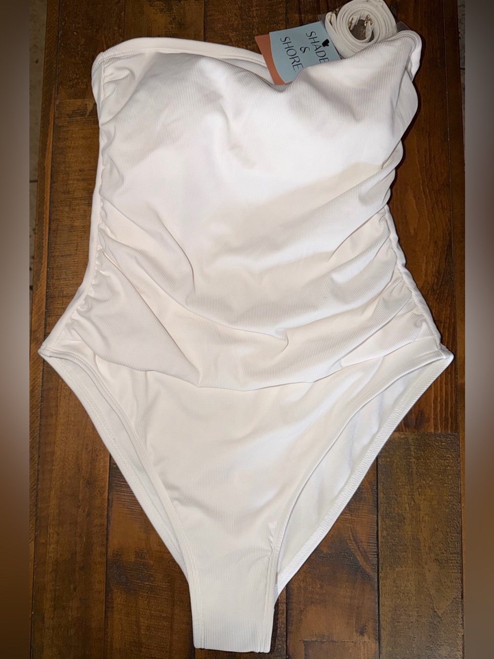 Target White Women’s One-Piece Swimsuit